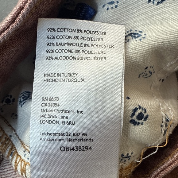 Pilcro Jeans Womens 30 Coral Vintage Straight High Rise Raw Hem Distressed - Picture 11 of 12